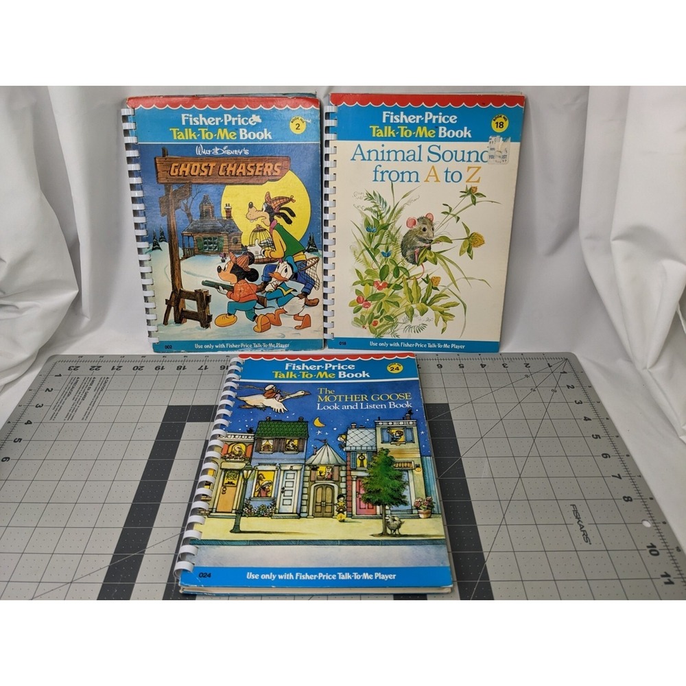 Fisher Price Talk To Me Book Mother Goose Animal Sounds Ghost Chasers